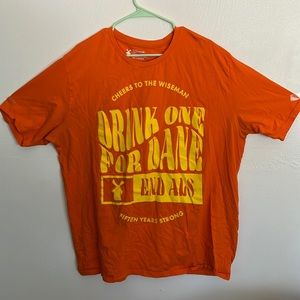 Dutch Bros Drink One for Dane mens shirt, size 3XL